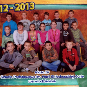 Rok szkolny 2012/2013 (klasa IV)